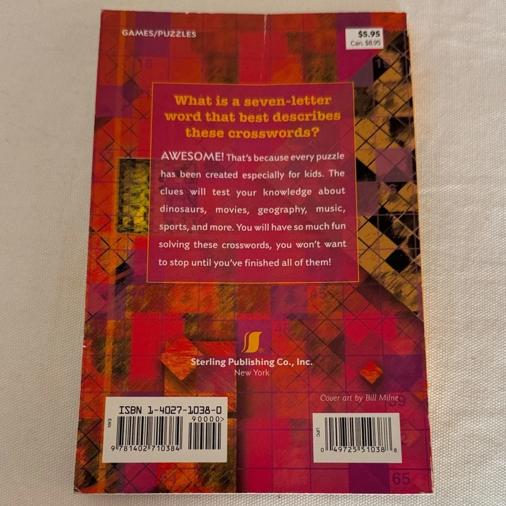 Awesome Crosswords for Kids Puzzle Book - Picture 4 of 7